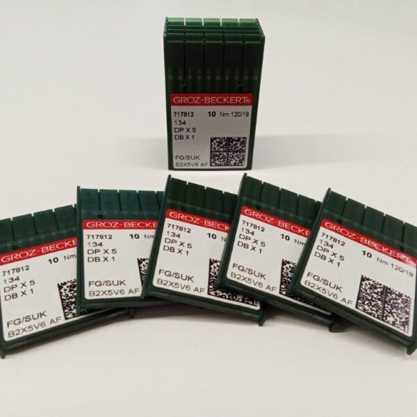 Aghi Groz Beckert 134 SUK Finezza 120 per Macchine da Cucire